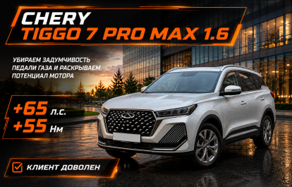 Chery Tiggo 7 Pro Max 1.6. Убрали задумчивость педали газа и раскрыли потенциал мотора